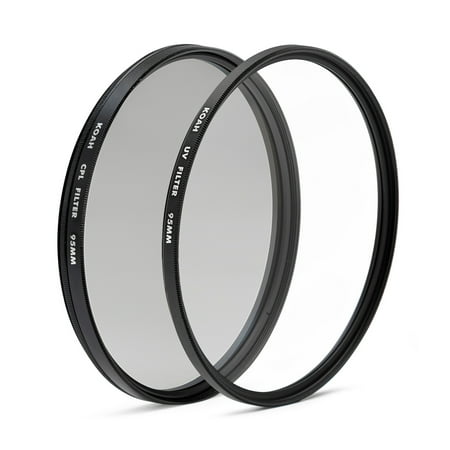 UPC: 0040962870327 | Koah 95mm Circular Polarizing and UV Protective Lens Filter Bundle