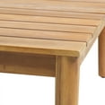 thumbnail image 6 of GDF Studio Plumb Outdoor Acacia Wood Coffee Table, Teak, 6 of 8