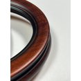 thumbnail image 3 of WallWorks Classic Oval Silhouette Picture Frame 5X7 - Hand Made Solid Wood Frame - Hand applied two toned walnut stain, 3 of 7