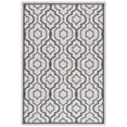 thumbnail image 2 of Safavieh Courtyard Bayon Geometric Indoor/Outdoor Area Rug, Beige/Navy, 5'3" x 7'7", 2 of 12