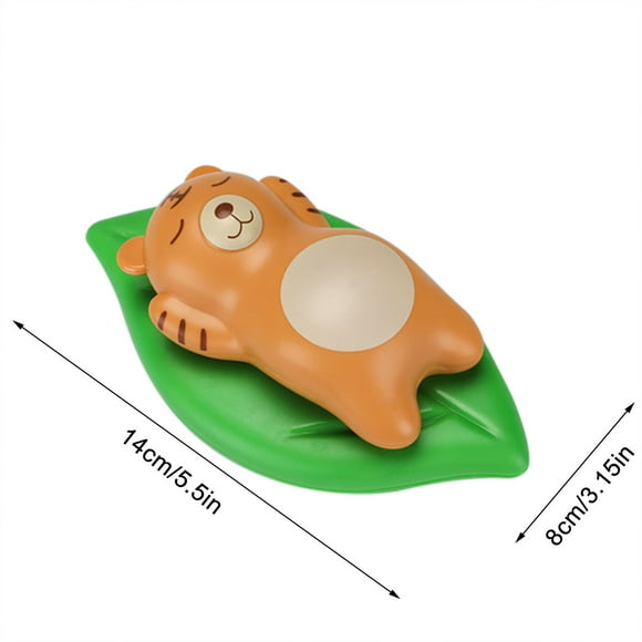 Children Summer Beach Bath Water Bear Cub Toys Wind Up Water Wheel Swimming