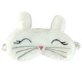 thumbnail image 1 of Animal Sleep Mask Breathable Rabbit Eye Mask Dog Sleeping Mask Plush Blindfold, 1 of 10