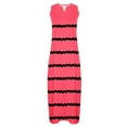 thumbnail image 4 of bnaln Maxi Sundress for Women Casual Beach Plus Size Dresses Summer V Neck Loose Sleeveless Dress A-Line Striped Long Tank Dress Elegant Boho Flowy Dress Vacation Sale, 4 of 5