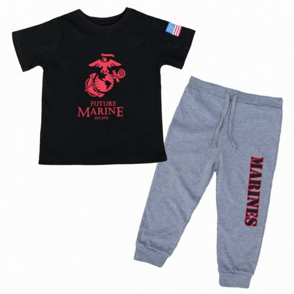 MARINE Ensemble de Jogging 2 Pcs pour Tout-Petits 3T