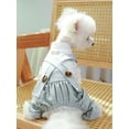 thumbnail image 3 of Valentine's Day 1pc Pet Clothes, Dog And Cat Clothing, Small And Medium-Sized Dog Corduroy, Comfortable And Cute Four-Legged Pants, Baby Overalls, 3 of 4