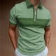 thumbnail image 2 of Camisetas con Cuello en V Hombres de Moda Impresa de Manga Corta, Camiseta Casual con Cuello en V para la Primavera Y el Uso Diario, 2 of 3