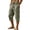 Army Green, variant on Gaukiv Linen Cargo Shorts for Men 7 Inch Inseam Multi Pocket Drawstring Waist Outdoor Hiking Work Bottoms Army Green 2XL