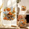 thumbnail image 3 of Kuokaa Fall Diamond Art Hanging Ornament Kit, DIY Autumn Gem Painting Suncatcher with Sparkling Plastic Gems, Printed Pattern and Hanging Cord, Window and Wall Decor (Fox), 3 of 7