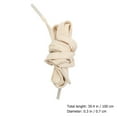 thumbnail image 2 of CRILSTYLEO 1Par Cordones Planos De Encerado Beige Para Zapatillas Y Diario, 2 of 8