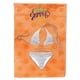 thumbnail image 1 of "Treasures BB8198CHF Traje de baño Naranja Polkadot Canvas House Flag, Tamaño, Multicolor" Caroline's Treasures BB8198CHF, 1 of 1