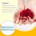 thumbnail image 4 of ruzhgo Length Coffin Fake Nail Scratch Resistant Press-on Fingernails Removable Trimble Nail Tip Adjustable Manicure Stickers Girls Type 1 Type 37, 4 of 6