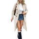 thumbnail image 1 of Abrigo de Invierno de Mezcla de Lana con Cuello de Solapa con Muesca y Doble Botonadura para Mujer. Albaricoque S, 1 of 5