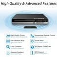 thumbnail image 4 of Lecteur DVD pour TV avec Sortie AV Compatible, Lecteur DVD Domestique pour Toutes les Régions, 4 of 7