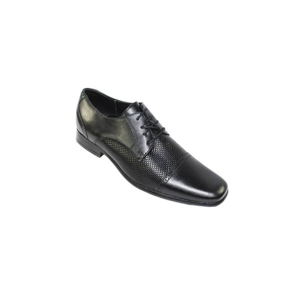 ZAPATOS DE VESTIR LEON HOMBRE CABALLERO NEGRO PIEL 6026 Leon 6026