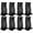 Black, variant on MasteelfCA 8PCS Wig Headgear Hair Nets High Elastic Wig Net Caps Wearing Wig Hair Nets