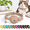 Beige, variant on Beige Full-Grain Genuine Leather Adjustable Cat Collar with AirTag Holder and Bell