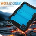 thumbnail image 2 of JBuwsdan for Urao X109 Tablet 10.1 Inch Tablet Case,Shockproof Heavy Duty Built-in Kickstand with Shoulder Strap Case for Urao X109 Android 16 Tablets 2026(Black/Blue), 2 of 7