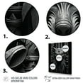 thumbnail image 3 of Designart "Spirit Animals Mask in Native Art" Animals Floater Framed Wall Art Print, 3 of 7