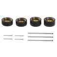 thumbnail image 1 of figatia 4 Pack Front And Rear Tires & Wheel Rims Set with 11mm Hubs Accessorios for 1/64 B4, 1 of 9