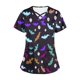 thumbnail image 5 of Fiudx Camisas para Mujer Top de Lactancia con Bolsillo y Cuello En V de Manga Corta con Estampado de Halloween para Mujer, 5 of 5