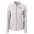 thumbnail image 2 of Women's Cutter & Buck Heather Gray Tampa Bay Buccaneers Adapt Eco Knit Heather Full-Zip Jacket, 2 of 3