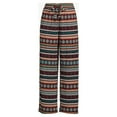 thumbnail image 3 of Joyspun Women's Hacci Knit Wide Leg Pajama Pants, Sizes S to 3X, 3 of 3