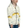 thumbnail image 5 of Kdxio Golf Icons And Golfer Pattern Kids Boys Girls Zip Up Hoodie 3D Printed Hooded Sweatshirt Hoody Coat with Pocket 7-12 Y-Small, 5 of 6