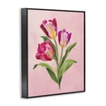 thumbnail image 2 of Stupell Industries French Country Vibrant Magenta Tulips Black Framed Giclee Art, 16 x 20, by Diane Neukirch, 2 of 8