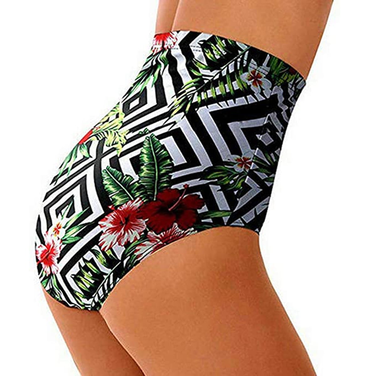 high waisted swim bottoms walmart