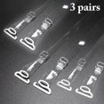 thumbnail image 2 of Bra Shoulder Strap Invisible 3 Pairs Clear Bra Strap Bra Holder Strap for Girls, 2 of 10