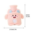 thumbnail image 2 of Hot Water Bottle under $5! CQCYD Hot Water Bottle for Pain Relief, Explosion Proof Hand Warmer, Large 1000ml Hot Water Bag, Portable Heating Pad for Cramps, Cold Weather Warmth, Soothing Muscle, 2 of 2