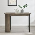 thumbnail image 4 of Lena 48" Counter Height Drop Leaf Table with Storage in Gray Wash, 4 of 5