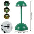 thumbnail image 4 of OUSITAID Mushroom Table Lamp Touch Control Mushroom Bedside Light 3 Light Colors Dimmable Bedside Lamp Eye Protection Table Light 2000mAh Rechargeable Decorative Lamp for Bedroom Living R, 4 of 7