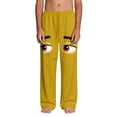 thumbnail image 4 of Tween Boys Cartoon Bored Expression Sweatpants Relaxed Fit Straight Leg Bottoms for School Lounge, 4-13Y, 4 of 9