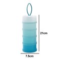 thumbnail image 2 of Dispensador de fórmula para bebés de viaje, contenedor de fórmula portátil, apilable sin derrames, sin BPA, contenedores de refrigerios para bebés y niños Namotu CPB-DE-LYY2384-2, 2 of 5