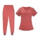 thumbnail image 3 of Conjunto de traje médico para mujer Yinane Naranja con bolsillos, 3 of 8