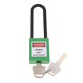 thumbnail image 1 of Caja de 40mm con Etiqueta de Escritura para Utilizar en Oficina Home Almacén Trastero Cajón Valla (2 llaves) kusrkot Candado de bloqueo de seguridad, 1 of 7