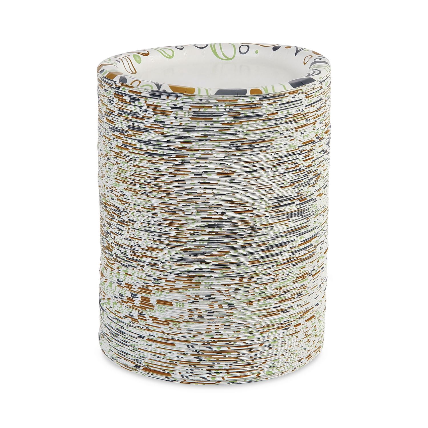 Boardwalk Deerfield 6 Inch Printed Paper Plates, 1000 Count