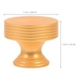 thumbnail image 2 of WRITWAA 5 Pcs Boutons de Commode Boho en Alliage d'Aluminium Poignées d'Armoire Dorées pour Meubles de Maison, 2 of 5