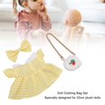 thumbnail image 3 of Conjunto De Ropa Para Muñeca De Niña, Ropa De Muñeca De Felpa Con Hermoso Patrón Suave Y Cómodo Para Entretenimiento Diario Para Muñecas De 20 Cm, 3 of 7
