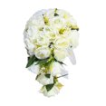 thumbnail image 1 of Ramo de rosas artificiales, ramo , flor , novia, flor elegante para boda, , hogar, decoración de Soledad ramo de rosas, 1 of 8