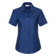 thumbnail image 1 of Russell Collection Womens Oxford Short-Sleeved Shirt, 1 of 2