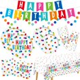 thumbnail image 1 of Set de suministros para fiesta de cumpleaños Happy Birthday Serves 25, 1 of 7