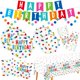 thumbnail image 1 of Set de suministros para fiesta de cumpleaños Happy Birthday Serves 25, 1 of 7