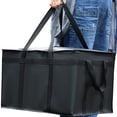 thumbnail image 7 of Extra Large Insulated Food Delivery Bag, Hot & Cold Meal Carrier Bag, Catering/Doordash Pizza Warmer, Grocery Tote, Cooler Bag, 7 of 7