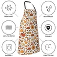 thumbnail image 5 of Naloa Thanksgiving Food Apron Kitchen Aprons with Pockets for Women Men Chef, 5 of 8