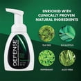 thumbnail image 4 of Defense Liquid Foaming Face & Hand Soap, Peppermint 7.5 Fl Oz with Tea Tree, Eucalyptus, Jojoba, Aloe Vera, Olive & Coconut Oils, 4 of 10