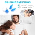 thumbnail image 4 of pitrice Waterproof Nose Clip Swimming Earplug Water Sports for Protection Ear Protector Blue 1Set, 4 of 6