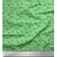 thumbnail image 1 of Soimoi Japan Crepe Satin Fabric Circle & Brush Stroke Abstract Print Sewing Fabric Yard 42 Inch Wide, 1 of 1