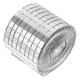 thumbnail image 3 of 1 rollo de mini espejo cuadrado de vidrio autoadhesivo, adhesivo de mosaico para pared, 3 of 5